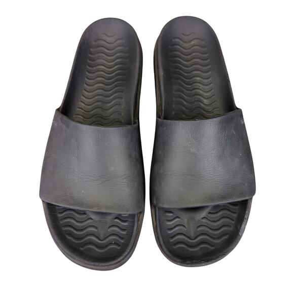 Native Spencer LX Slide Sandals Slip-on Black Summer Casual Men's Size 11 - Picture 4 of 8